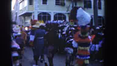 Nassau Bahamas (1961): Crowd Of People Watching Others Parade On The Street At
