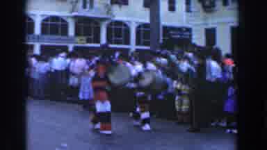 Nassau Bahamas (1961): Crowd Of People Enjoy The Carnivals In The Village Two