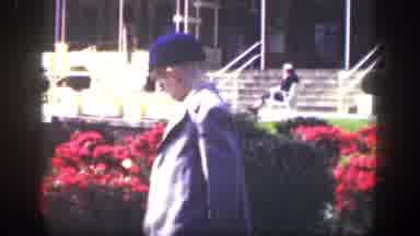 Cincinnatti Ohio (1949): Young Boy Plays On A Public Garden Park