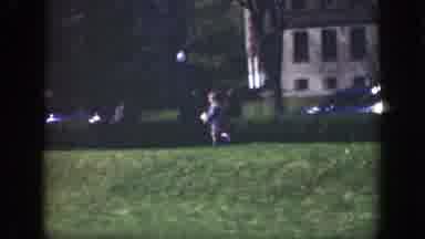 Cincinnatti Ohio (1949): A Boy Runs Near The Bushes Of The Park