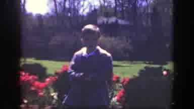 Cincinnatti Ohio (1949): Young Boy Outside Looking At A Hillside With Several