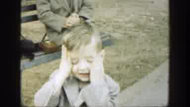 Cincinnatti Ohio (1949): Happy Childhood Memories Brothers Playing On An Autumn