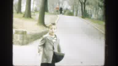 Who needs coffee when you're a kid in a sunny park with trees?