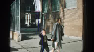 Wisconsin (1964): Super Video Showing Child Walking To School With Mother