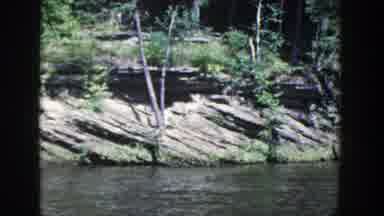 Wisconsin (1964): Peaceful View Of Forest Next To Big Body Of Water