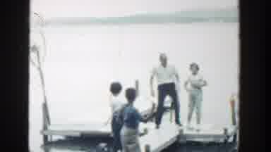 Wisconsin (1964): First Day Fishing On The Docks With Our Brothers And Sisters
