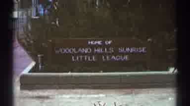 Woodland Hills California (1969): People Playing Baseball At Woodland Hills Little