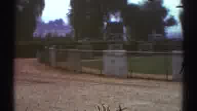 Woodland Hills California (1969): Cars Parked In Baseball Field Several People