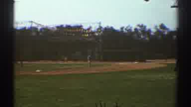 Woodland Hills California (1969): People Playing Baseball In A Baseball Field
