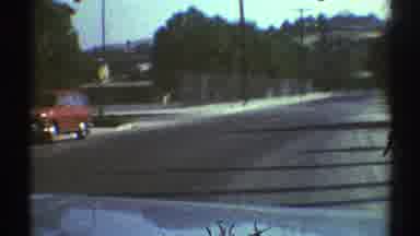 Woodland Hills California (1969): Windscreen View Of The Surrounding Network Of