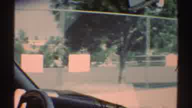 Woodland Hills California (1969): Passing View Of Empty School Playground And