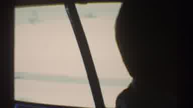 Woodland Hills California (1969): A Man Smiling As He Drives Obviously Enjoying
