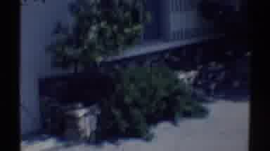 Woodland Hills California (1969): Van Parked In Garage Which Is Fully Decorated