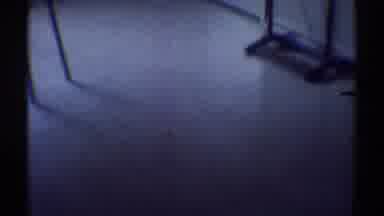 Woodland Hills California (1969): Something Dropping In Dark House Eerily Panning