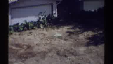 Woodland Hills California (1969): Film Of Front Yard Of House In Residential Area