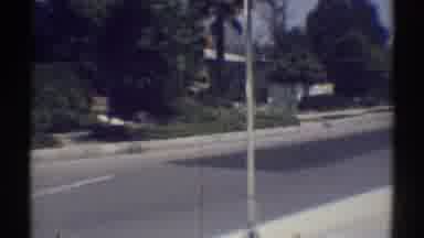 Woodland Hills California (1969): Driving On An Empty Village