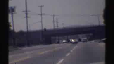 Woodland Hills California (1969): A Street In California With Cars Running Across
