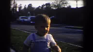 California (1958): Video Of A Granny And Her Little Grandson Walking Down The