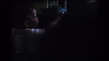California (1958): Baby Tries To Reach Up To Grab Carousel Toy In Very Dark Room