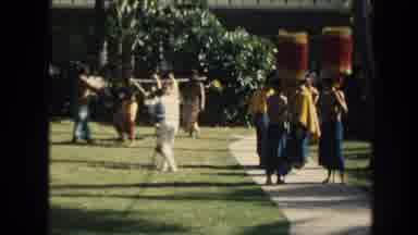 Hawaii (1961): People Watching Animal Tied To A Rod