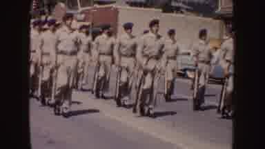 South Dakota (1954): A Parade Including American Soldiers A Female Cowgirl On A