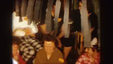 South Dakota (1954): Group Of People In Masks Celebrating And Having Fun In A