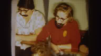 South Dakota (1954): Young People Dressed In Costumes And Masks Sit In School