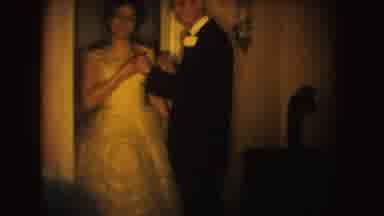 South Dakota (1954): The Cheerful Bride And Bridegroom Wedding Celebration Party