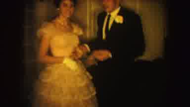 South Dakota (1954): Man Woman And People Dressed Up In Smart Outfits With Gloves