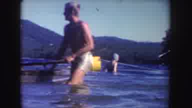 South Dakota (1954): Taking A Bath In The Perfect Lake With Barriers For High