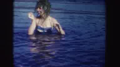 South Dakota (1954): Ladies In Lake Playing With Seaweed