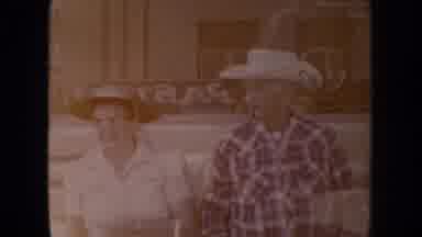 South Dakota (1954): Views Of Elderly Couple And Building Shadows On Film Look