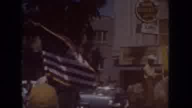 South Dakota (1954): Two Guys In Uniforms On Horses Each One Holding A Flag Of The
