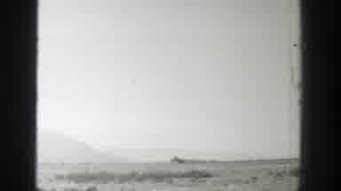 Wyoming (1939): An Airplane On An Airport Seems To Be Trying To Take Off