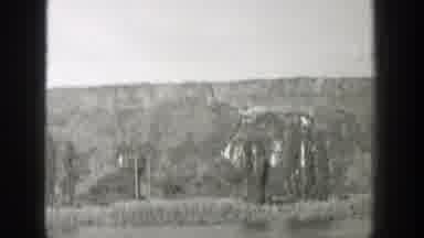 Wyoming (1939): A Vehicle Drives Pasted A Gorge And Trees Followed By A Capital