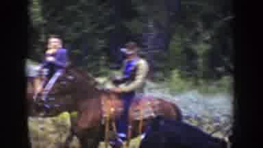 Wyoming (1939): People Riding The Horse Happily With Friends
