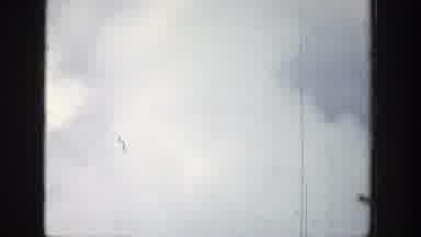 Wyoming (1939): An Antique Video On A Poor Quality Of A Cloudy Sky Covered On