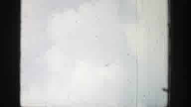 Wyoming (1939): View Of Erupting Geyser Steam Water On A Clear Day