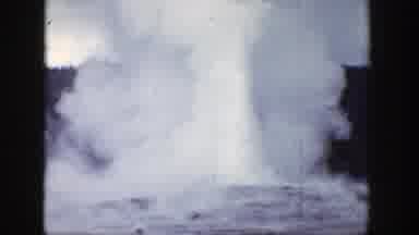Wyoming (1939): Old Very Short Video Showing Water Gushing Out Of A Geyser