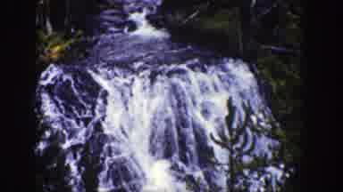 Wyoming (1939): Running Water With Lots Of Trees And Scrub Around Dan Direction