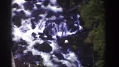 Wyoming (1939): Taking A Slow View Of The Waterfalls From A Rock