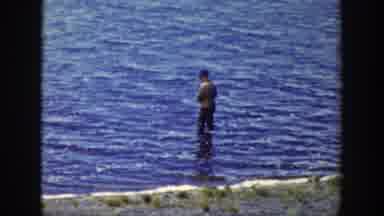 Wyoming (1939): A Big Black Bear At A Forest With Some Leaves On The Ground And A