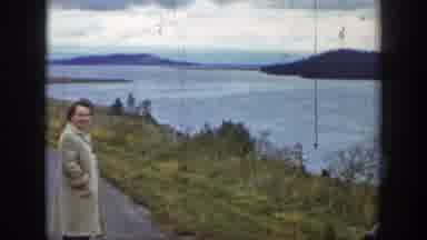 Wyoming (1939): Woman Standing Near The Lake Taking In The Scenery Fairly Close To