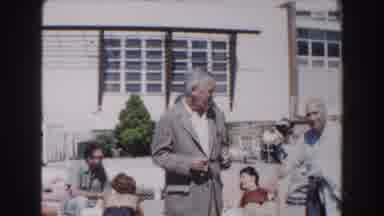 Miami Florida (1960): Business Meets With Business Partners At Swimming Pool
