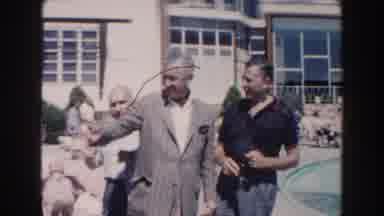 Miami Florida (1960): A Group Of Elderly Men Gathering Together For A Group Photo