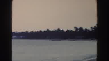 Miami Florida (1960): Archival Footage Showing The View Of A Large Bay And A Plot