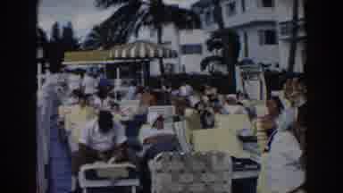 Miami Florida (1960): Lots Of People Enjoying Themselves At A Pool Side Party