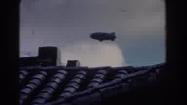 Miami Florida (1960): A Zeppelin Flying On The Sky And A Bottom View Of A