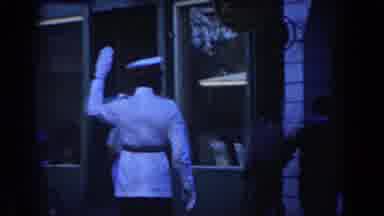 Miami Florida (1960): Person In White Directing Traffic And Helping People Cross