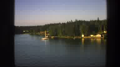 Sweden (1975): Peaceful Village Beside Calm Lake Offers Serene Views Of Sail Boats